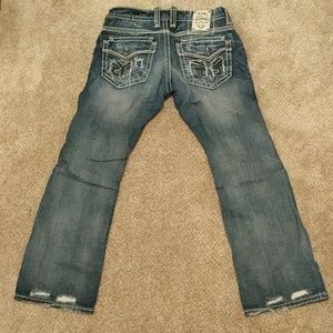 Mens Rock Revival Jeans